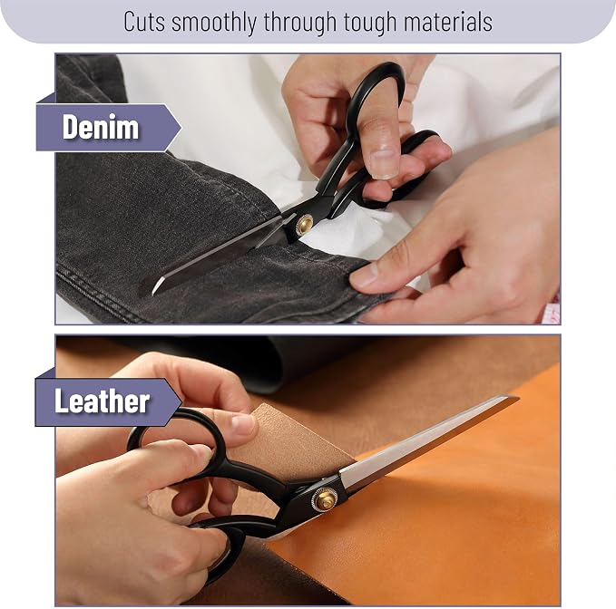 Mr. Pen- Fabric Scissors, 8-inch Black Premium Tailor Scissors, Sewing Scissors - Image 3