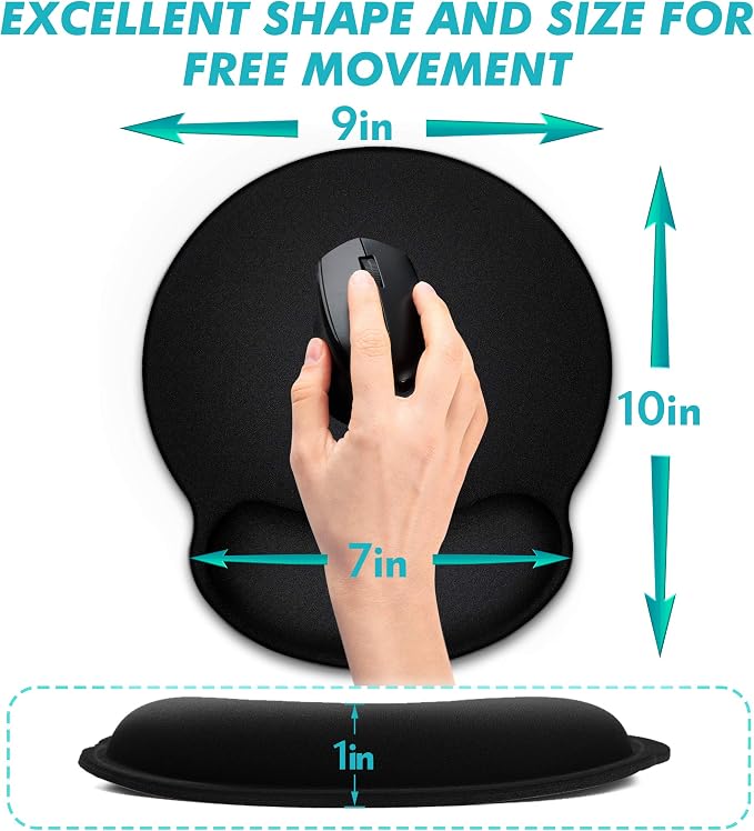 TONOS Ergonomic Mouse Pad, Comfortable Mousepad - Image 3