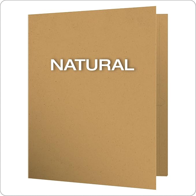 Earthwise by Oxford Two-Pocket Folders, Letter Size, 25 per Box - Image 4