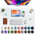 Aothia Faux Leather Desk Mat by AothiaSimpleNaturalUnique