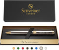 Scriveiner Personalized Silver Chrome Ballpoint Pen by Scriveiner