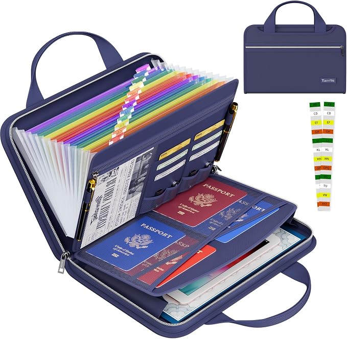 Tamfile Fireproof Accordion File Organizer by Tamfile