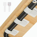Abnii 50 PCS Hook and Loop Cable Ties, Under Desk Cable Management, Self by Abnii