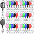 Honoson 50 Pcs Heavy Duty Retractable Badge Reels Batch ID Badge Holder by Honoson