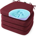 SUNROX Cooling Gel Memory Foam Chair Cushions, 2.6" Thick U-Shaped Dual-Layer by SUNROX