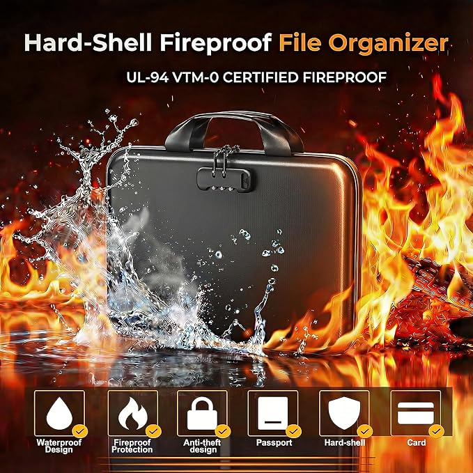 Fireproof Document Organizer - Image 2