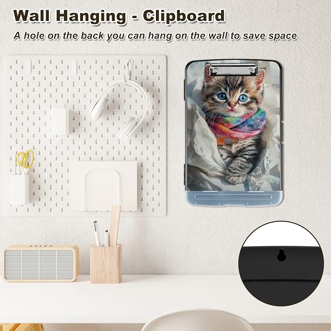 Clipboard with Storage, Nursing Clip Board 8.5 x 11 Storage Organization Box - Image 7