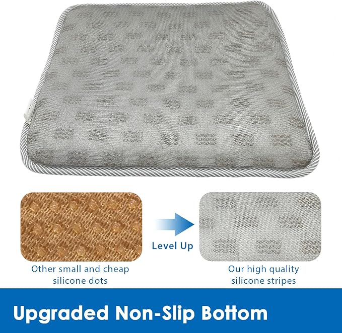 AEROiVi Office Chair Cushion, 17.7" L × 17.7" W × 1.2" H, Non-Slip Car Seat - Image 3