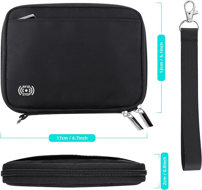 WALNEW Passport Holder Family for 4, RFID Blocking Travel Wallet Women Men - Image 2
