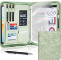 Leathario Portfolio Binder, Includes 5 Sheet Protectors and a Pen, 13 Inch by Leathario