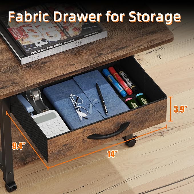 YAOHUOO 22"x15" Large Printer Stand - Image 6