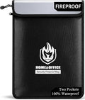 Upgraded Two Pockets Fireproof Document Bag, andyer 15”x 11”Waterproof by Andyer