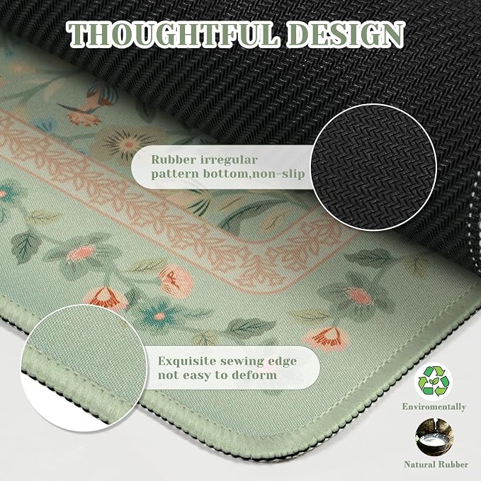 iCasso Aesthetic Flower Mouse pad - Image 4