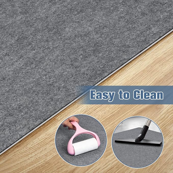 Placoot Office Chair Mat for Hardwood Floor, Under Desk Mat, Large Anti-Slip - Image 5