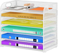 Cawukege 6 Tier Paper Organizer, Mesh Desk Organizer, Metal File Organizer by Cawukege
