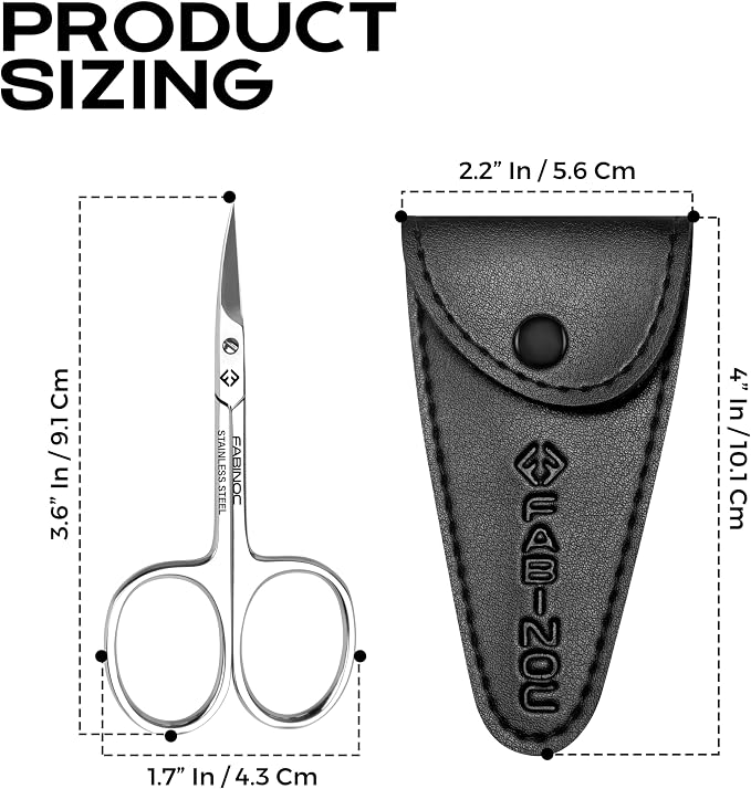 Curved Cuticle Scissors for Women & Men - Image 2