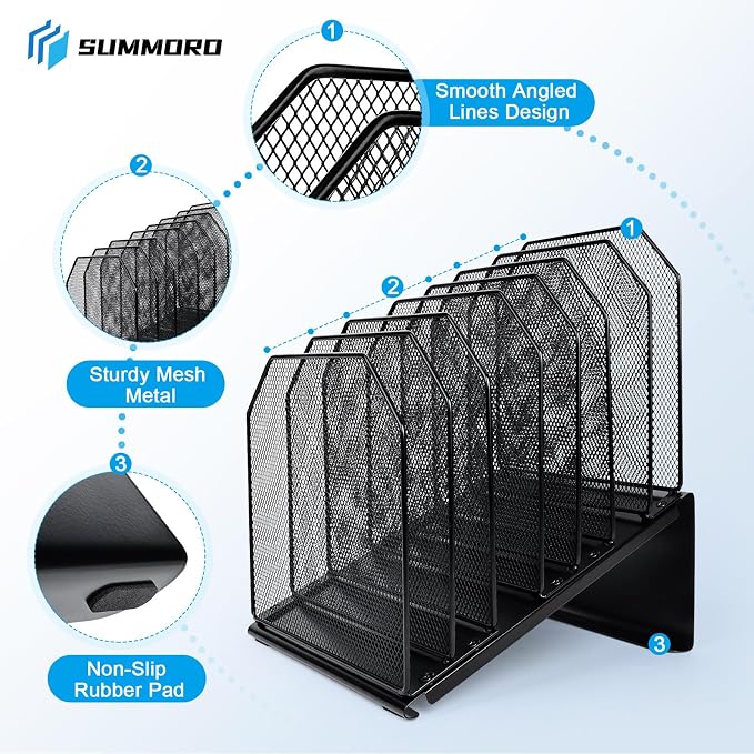 SUMMORO Inclined File Organizer - Image 4