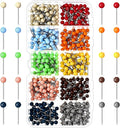 Outus 500 Pieces Map Push Pins Map Tacks Plastic Round Head Tacks by Outus