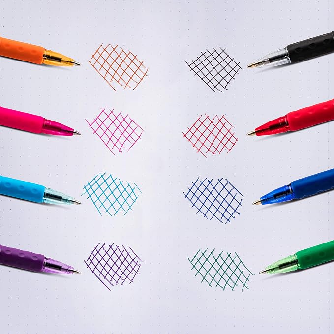 Pentel RSVP Mini Ballpoint Pen, Medium Line, Violet Ink, 12 pack - Image 6