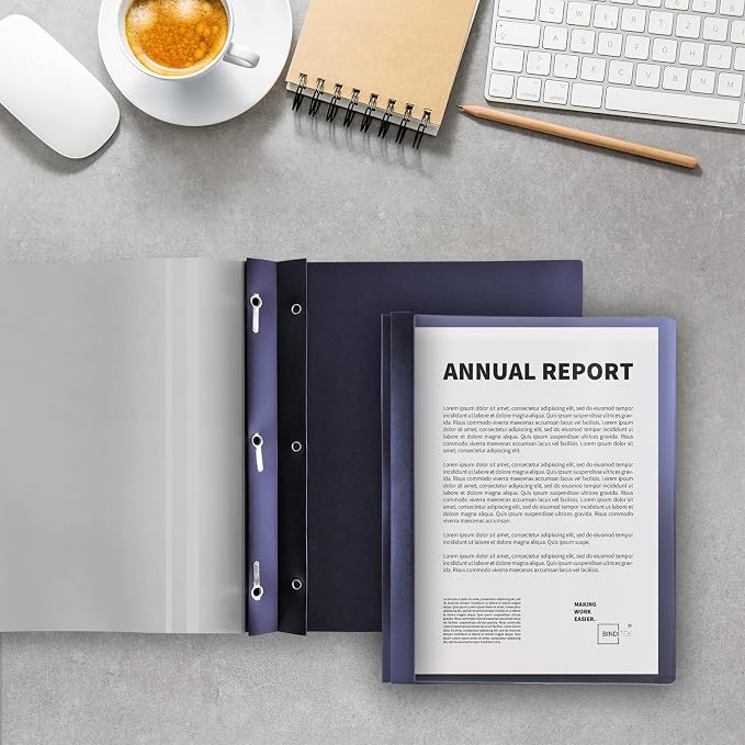 Binditek 30 Pack Clear Front Report Covers - Image 7