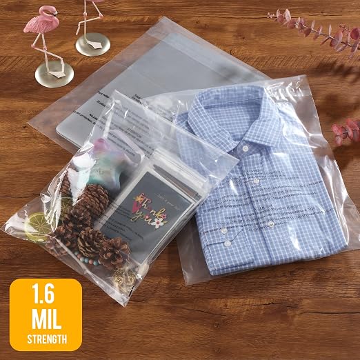 iMailer - 100 Count - 10" x 13" Clear Poly Bags - Image 6