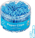 NEEWAY 450pcs Paper Clips Assorted Sizes, Small and Large Paper Clips, Coated by NEEWAY