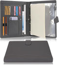 Wonderpool A4 PU Leather 3 & 4 Ring Holder Writing Portfolio Multi Document Case by Wonderpool