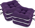 BETU Chair Cushions for Dining Chairs Set of 6, 3.5" Thick Kitchen Table Chair by BETU