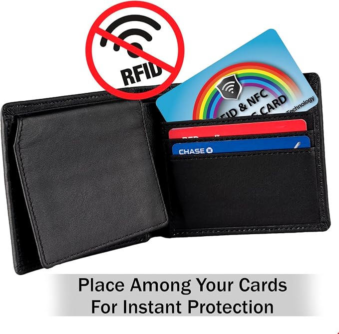SaiTech IT 2 PK RFID Blocking Cards Protect Your Entire Wallet, and Cards from - Image 7