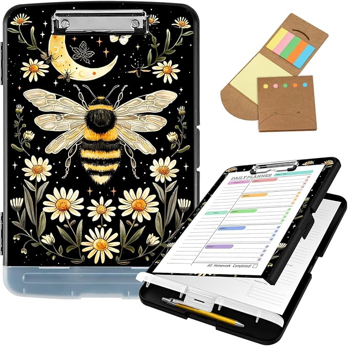 Clipboard with Storage, Clip Boards 8.5x11 with Storage High Capacity Nursing by Unknown