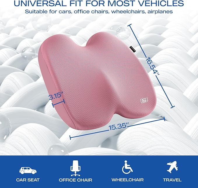 Skechers Seat Cushion, Ergonomic Memory Foam Cushion - Image 5