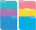 Better Office Products Lined File Folders, 12 Pack, Heavyweight, 1/3 Cut Tabs by BetterOfficeProducts
