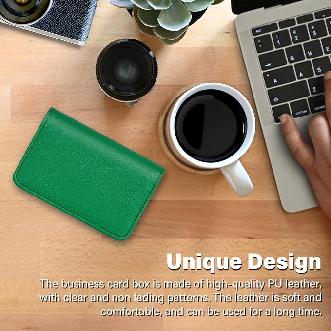 Business Card Holder，PU Leather Business Card Case Color Printing Pattern Card - Image 7