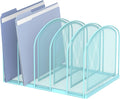 SUPEASY File Organizer 5-Section Mesh Desk Organizer, Upright File Organizer by SUPEASY