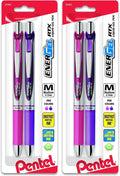 Pentel EnerGel RTX Retractable Liquid Gel Pen, Medium Line, Metal Tip by PentelofAmerica