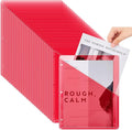 Seajan 100 Pcs Pocket Folders for 3 Ring Binder Clear Plastic Folders Sleeves by Seajan