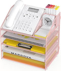 Letter Tray Paper, 5 Tier Desk Organizer by OrgMate
