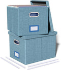 Oterri 2 Pack File Storage Organizer, Filing Box, Portable File Box by Oterri