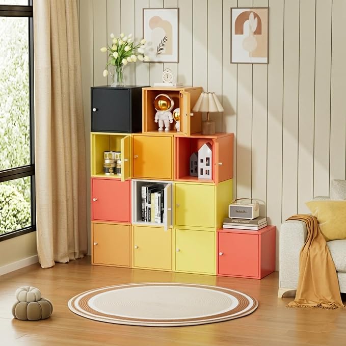 Cube Storage Organizer, Small Steel Cabinet - Image 5
