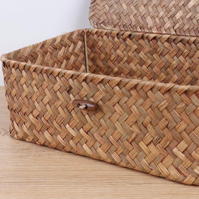 FEIALNDUO Wicker Shelf Baskets - Image 5
