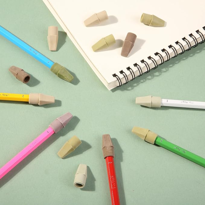 Mr. Pen- Pencil Erasers Toppers, 120 Pack, Latex Free, No Smudge | Mr Pen - Image 8