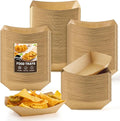 ZORRITA Mini Paper Food Trays, 1/4 Lb, 100 Pack, Disposable | Small, Serving by ZORRITA