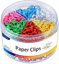 Colored Jumbo Paper Clips, 2 Inch, Rust Proof, Storage Box Included, by ZYFOFFICE