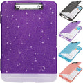 Glitter Clipboard with Storage, Storage Clipboard with Pen Holder, A4 Binder by SFLHHDM
