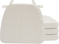 AAAAAcessories D-Shaped Chair Cushions, Machine-Washable Cover, Natural Sand by AAAAAcessories