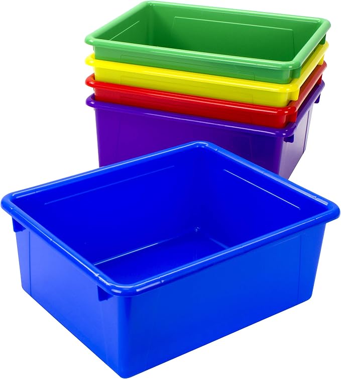 Storex Letter Size Deep Storage Tray – Organizer Bin - Image 4