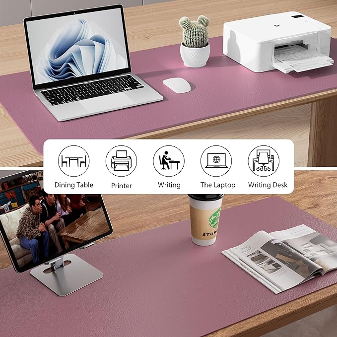 Aothia Faux Leather Desk Mat - Image 6
