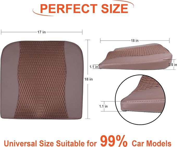 Lofty Aim Car Seat Cushion, Comfort Memory Foam Car Cushions - Image 7