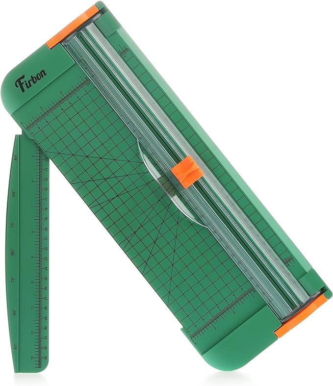Firbon Green A4 Paper Cutter 12 Inch Titanium Straight Paper Trimmer by Firbon