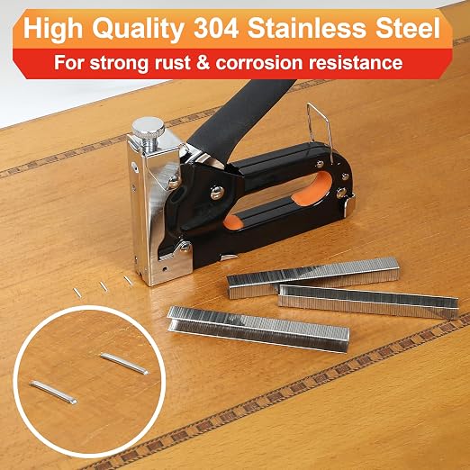 20 Guage 304 Stainless Steel T/50 Staples, 4 Sizes:1344pcs | - Image 4
